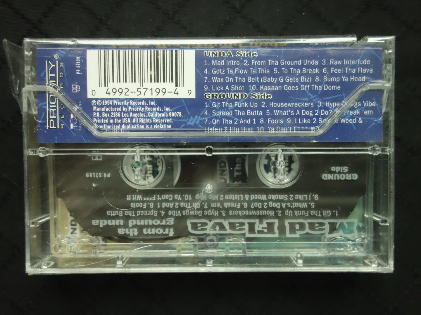 Mad Flava "From Tha Ground Unda"-Cassette Tapes-UnDigable Digs