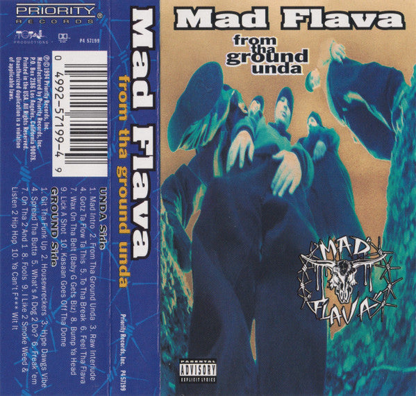 Mad Flava "From Tha Ground Unda"-Cassette Tapes-UnDigable Digs
