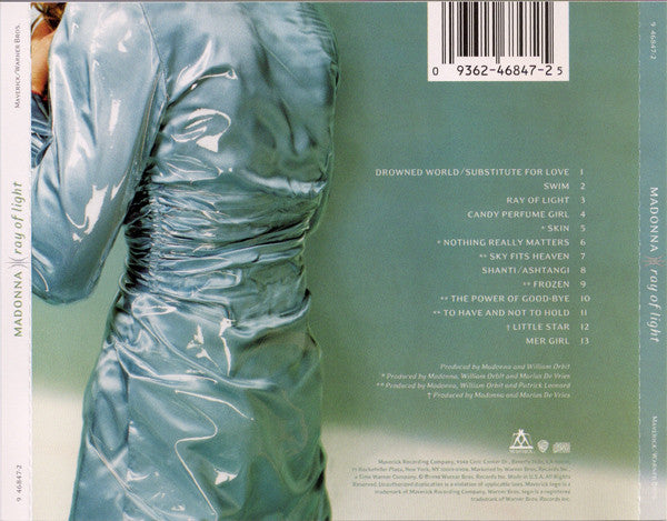 Madonna "Ray Of Light" (CD)-CDs-UnDigable Digs