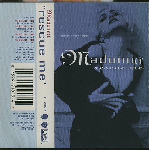 Madonna "Rescue Me" (Maxi-Single)-Cassette Tapes-UnDigable Digs