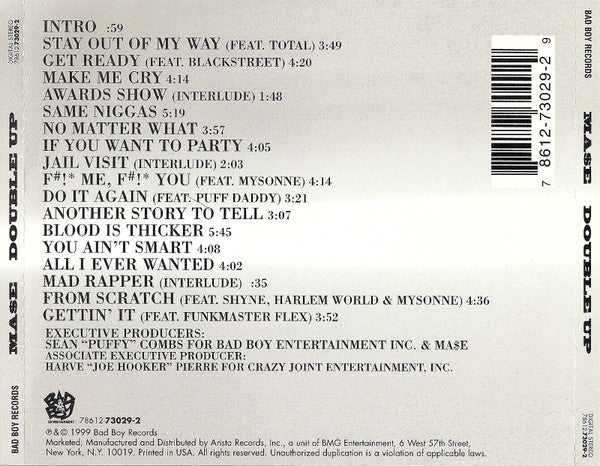 Ma$e "Double Up" (CD)-CDs-UnDigable Digs