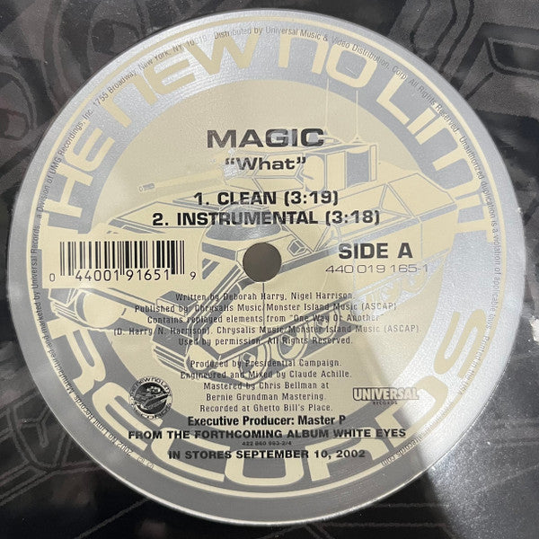 Magic "What" (12" Single)-Vinyl Records-UnDigable Digs