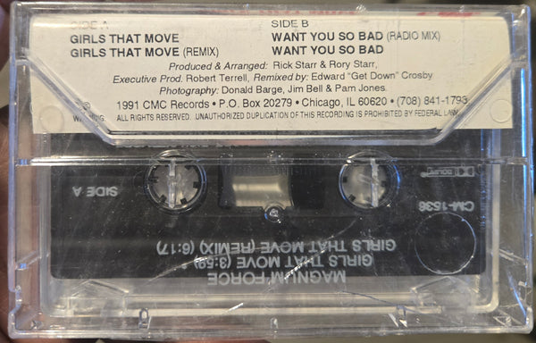 Magnum Force "Girls That Move"-Cassette Tapes-UnDigable Digs