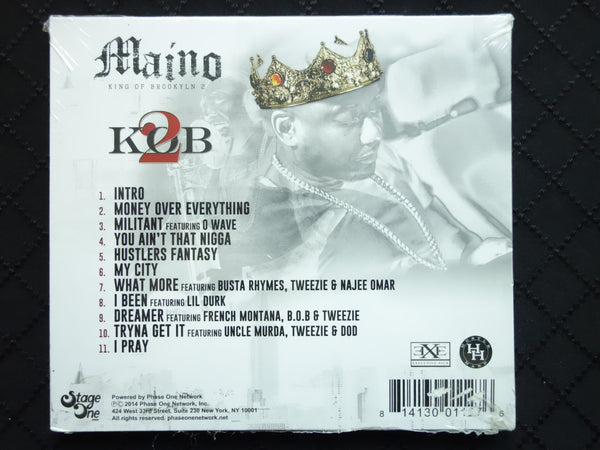 Maino "King Of Brooklyn 2 (K.O.B 2)" (CD)-CDs-UnDigable Digs