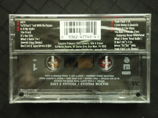 Major Figgas "Figgas 4 Life"-Cassette Tapes-UnDigable Digs