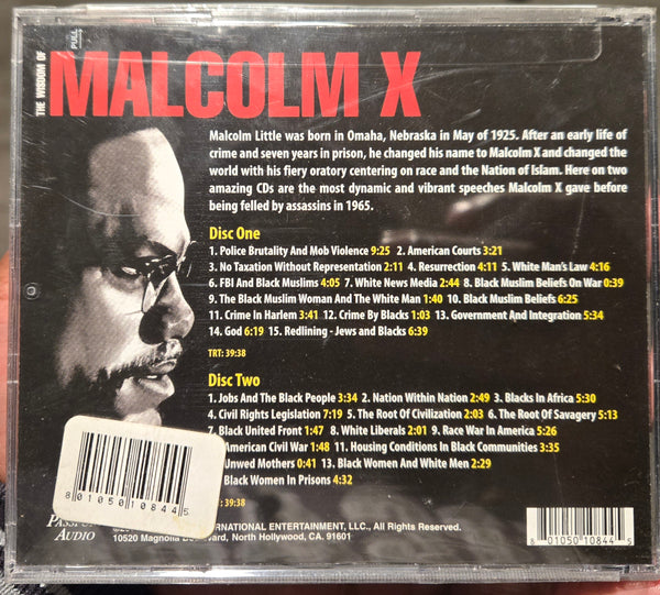 Malcolm X "The Wisdom Of" (2xCD)-CDs-UnDigable Digs