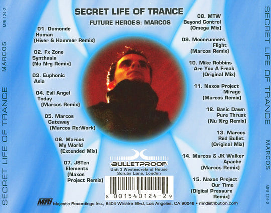 Marcos "Secret Life Of Trance - Future Heroes: Marcos" (CD)-CDs-UnDigable Digs