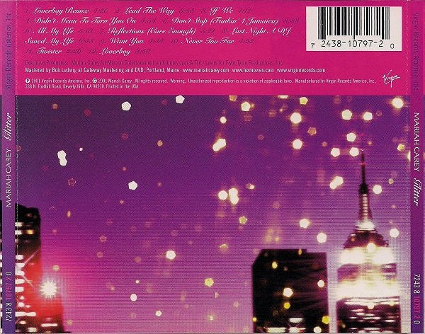 Mariah Carey "Glitter" (CD)-CDs-UnDigable Digs