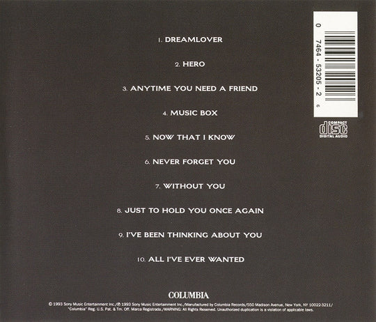 Mariah Carey "Music Box" (CD)-CDs-UnDigable Digs