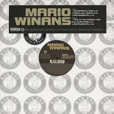 Mario Winans "Never Really Was / This Is The Thanks I Get" (12" Single)-Vinyl Records-UnDigable Digs