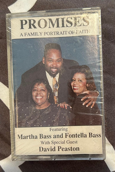 Martha Bass, Fontella Bass, David Peaston "Promises, A Family Portrait Of Faith"-Cassette Tapes-UnDigable Digs