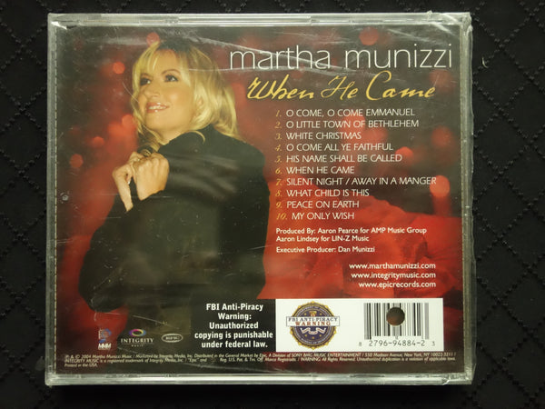 Martha Munizzi "When He Came" (CD)-CDs-UnDigable Digs