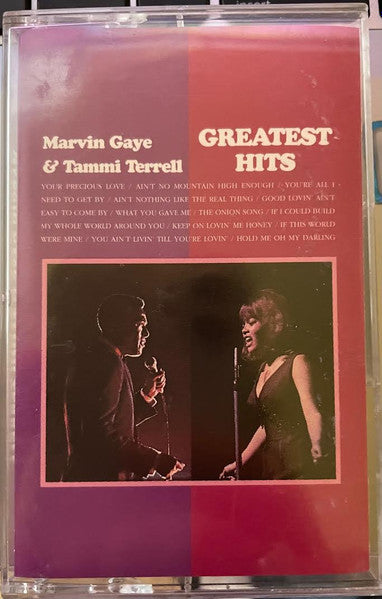 Marvin Gaye & Tammi Terrell "Greatest Hits"-Cassette Tapes-UnDigable Digs