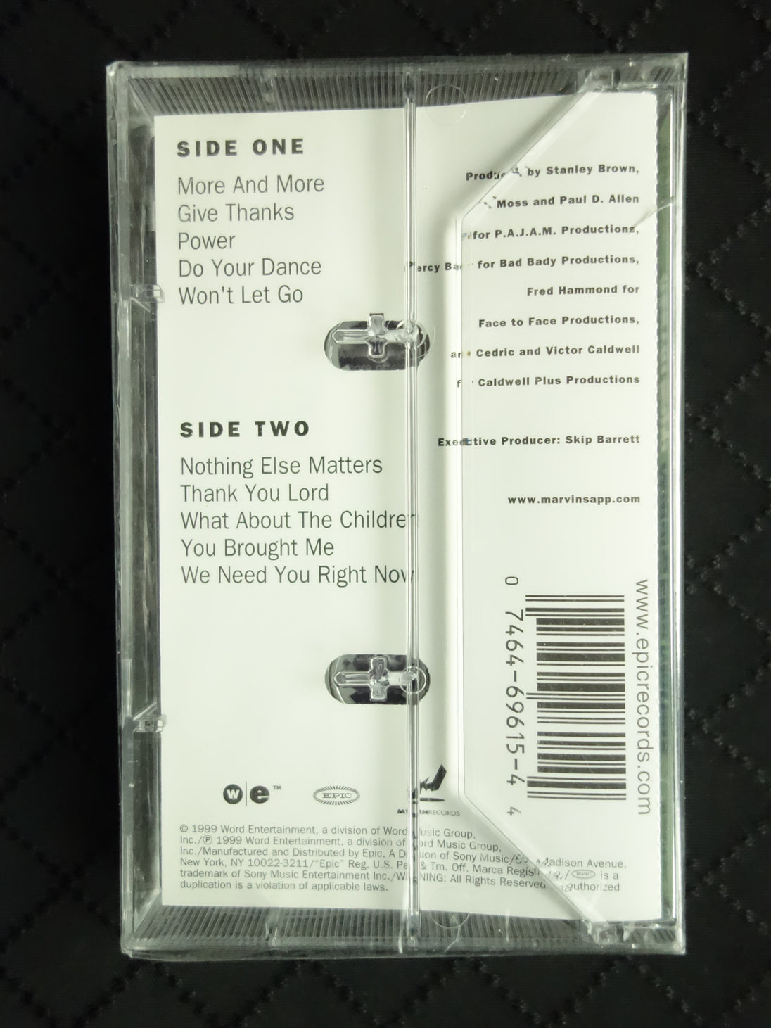 Marvin Sapp "Nothing Else Matters" (Single)-Cassette Tapes-UnDigable Digs