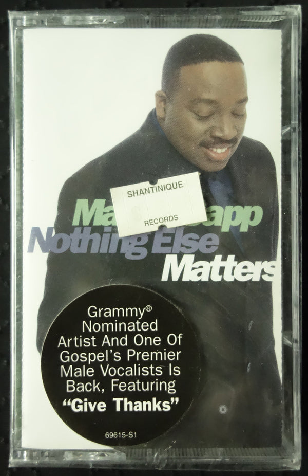 Marvin Sapp "Nothing Else Matters" (Single)-Cassette Tapes-UnDigable Digs