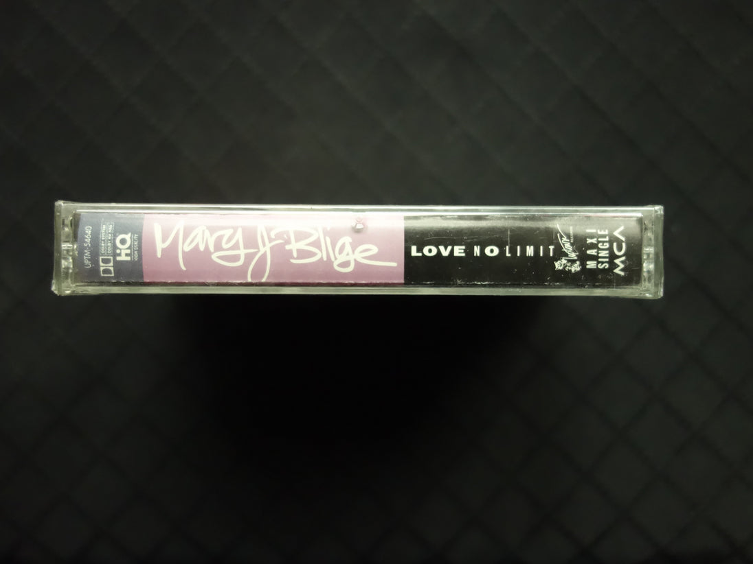 Mary J Blige "Love No Limit" (Maxi-Single)-Cassette Tapes-UnDigable Digs
