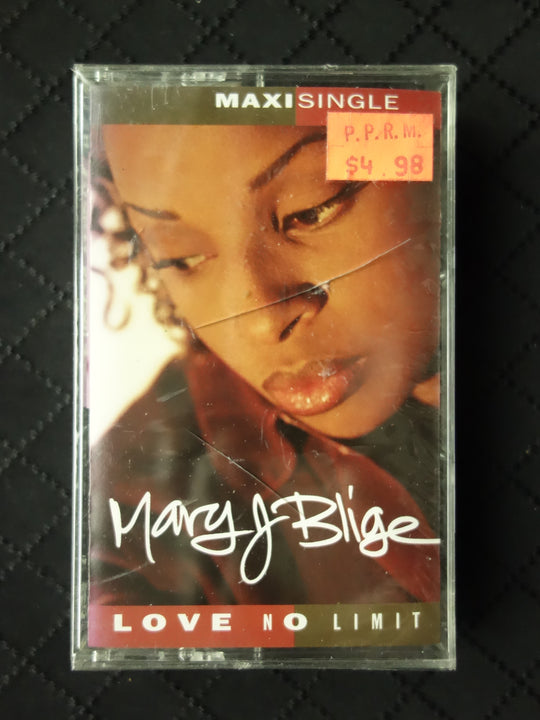 Mary J Blige "Love No Limit" (Maxi-Single)-Cassette Tapes-UnDigable Digs
