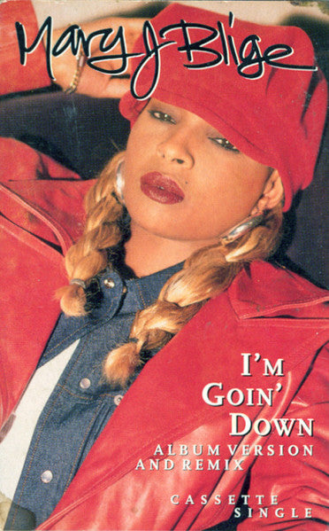 Mary J. Blige "I'm Goin' Down" (Single)-Cassette Tapes-UnDigable Digs