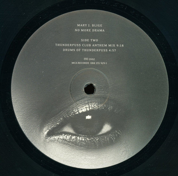 Mary J. Blige "No More Drama Remixes" (12" Maxi-Single)-Vinyl Records-UnDigable Digs