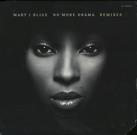 Mary J. Blige "No More Drama Remixes" (12" Maxi-Single)-Vinyl Records-UnDigable Digs