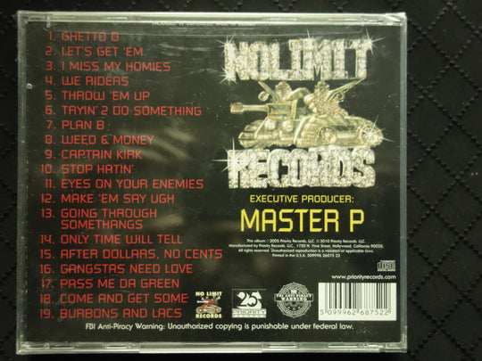 Master P "Ghetto D" (Remastered) (CD)-CDs-UnDigable Digs