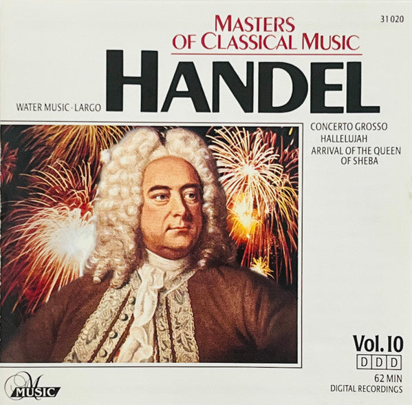 Masters Of Classical Music, Vol. 10: Handel (CD)-CDs-UnDigable Digs