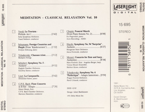 Meditation - Classical Relaxation Vol. 10 (CD)-CDs-UnDigable Digs