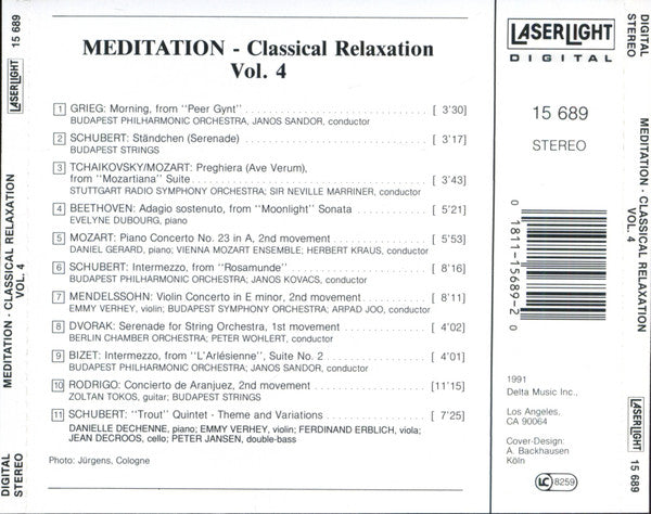 Meditation - Classical Relaxation Vol. 4 (CD)-CDs-UnDigable Digs