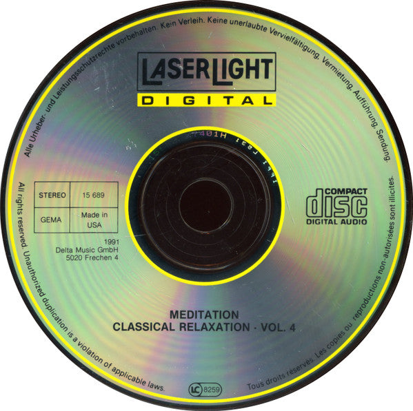 Meditation - Classical Relaxation Vol. 4 (CD)-CDs-UnDigable Digs