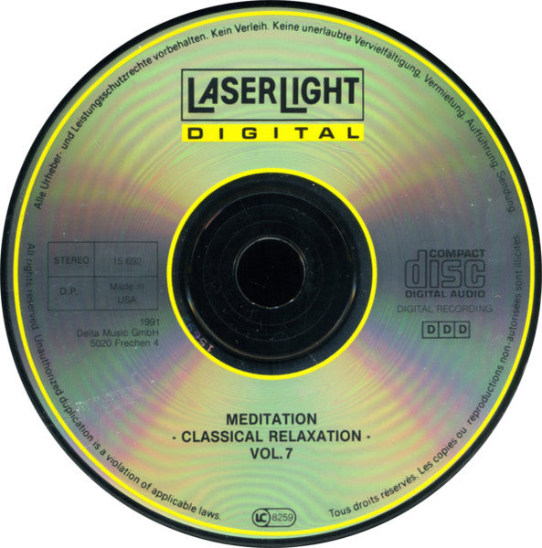 Meditation - Classical Relaxation Vol. 7 (CD)-CDs-UnDigable Digs