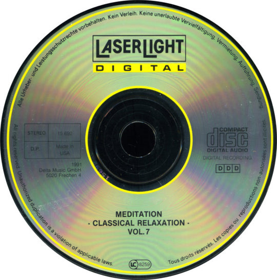 Meditation - Classical Relaxation Vol. 7 (CD)-CDs-UnDigable Digs