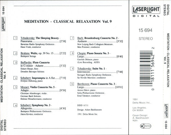 Meditation - Classical Relaxation Vol. 9 (CD)-CDs-UnDigable Digs