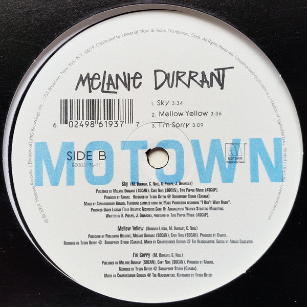 Melanie Durrant F/ Kardinal Offishall "Let Me" (12" Single)-Vinyl Records-UnDigable Digs