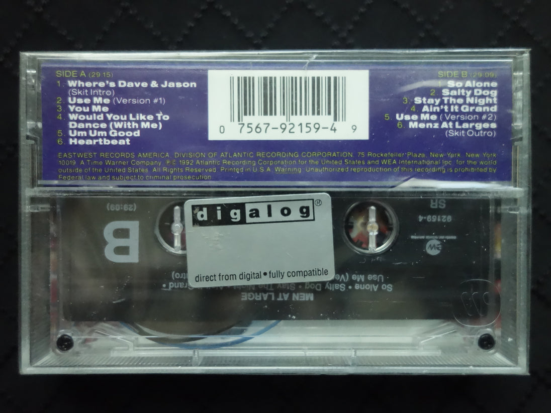 Men At Large "Men At Large"-Cassette Tapes-UnDigable Digs