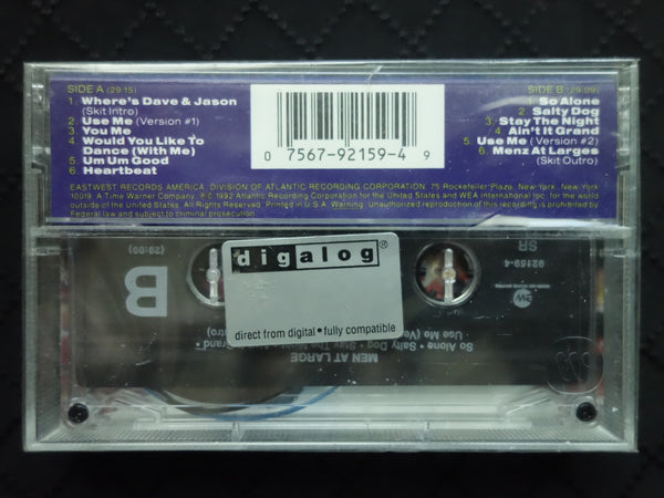 Men At Large "Men At Large"-Cassette Tapes-UnDigable Digs