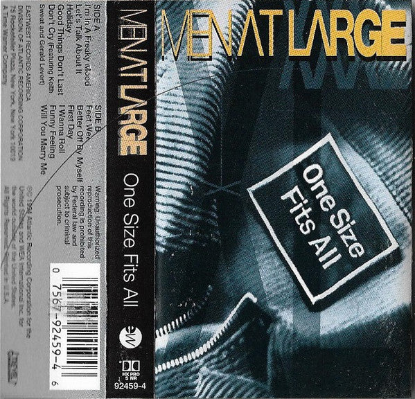 Men At Large "One Size Fits All"-Cassette Tapes-UnDigable Digs