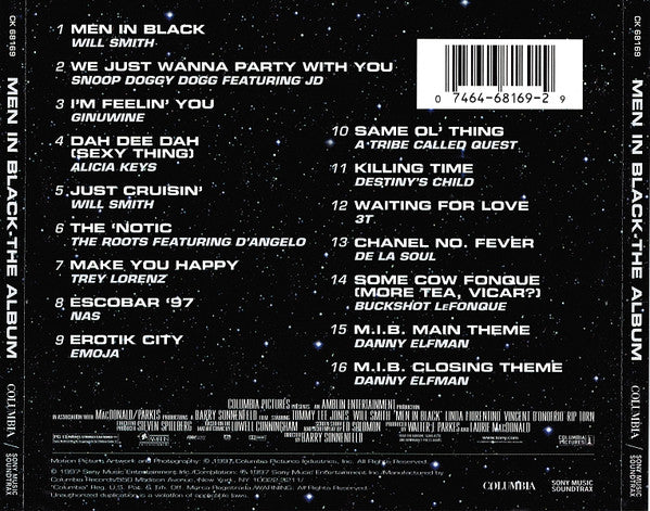 Men In Black (The Album) (CD)-CDs-UnDigable Digs