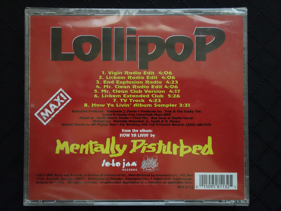 Mentally Disturbed "Lollipop" (CD Maxi-Single)-CDs-UnDigable Digs