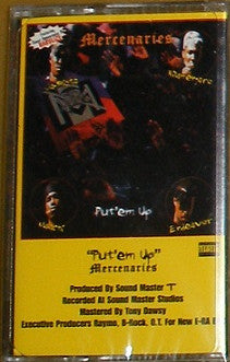 Mercenaries "Put 'em Up" (Maxi-Single)-Cassette Tapes-UnDigable Digs