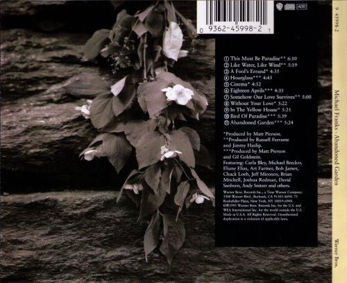 Michael Franks "Abandoned Garden" (CD)-CDs-UnDigable Digs