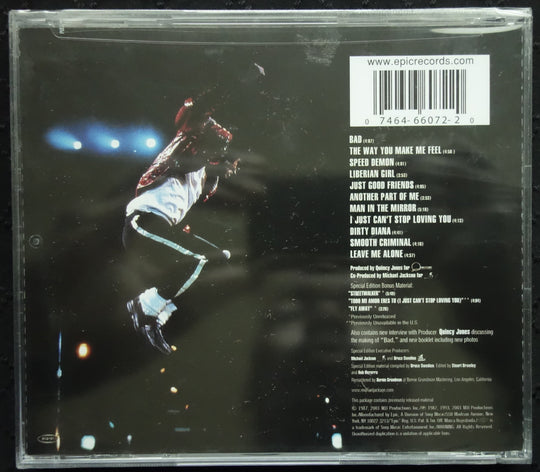 Michael Jackson "Bad" (CD) (Special Edition)-CDs-UnDigable Digs