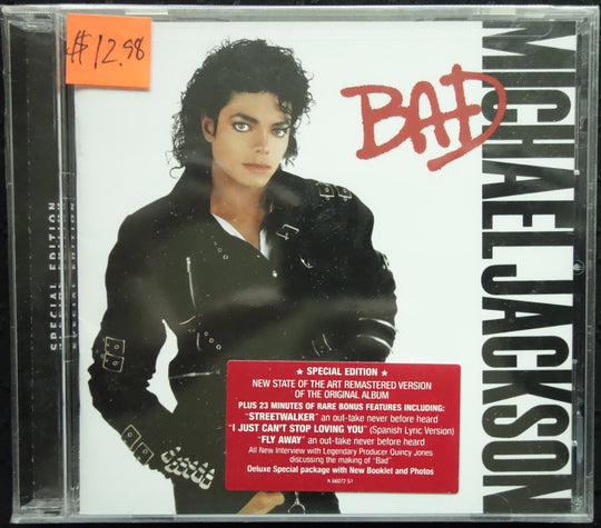 Michael Jackson "Bad" (CD) (Special Edition)-CDs-UnDigable Digs