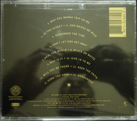 Michael Jackson "Dangerous" (CD) (RE)-CDs-UnDigable Digs