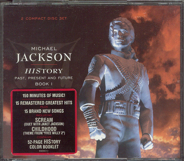 Michael Jackson "HIStory - Past, Present And Future - Book I" (CD)-CDs-UnDigable Digs