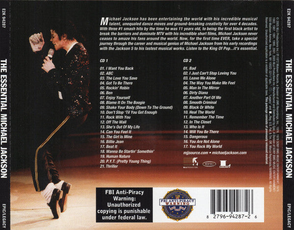 Michael Jackson "The Essential Michael Jackson" (2xCD)-CDs-UnDigable Digs