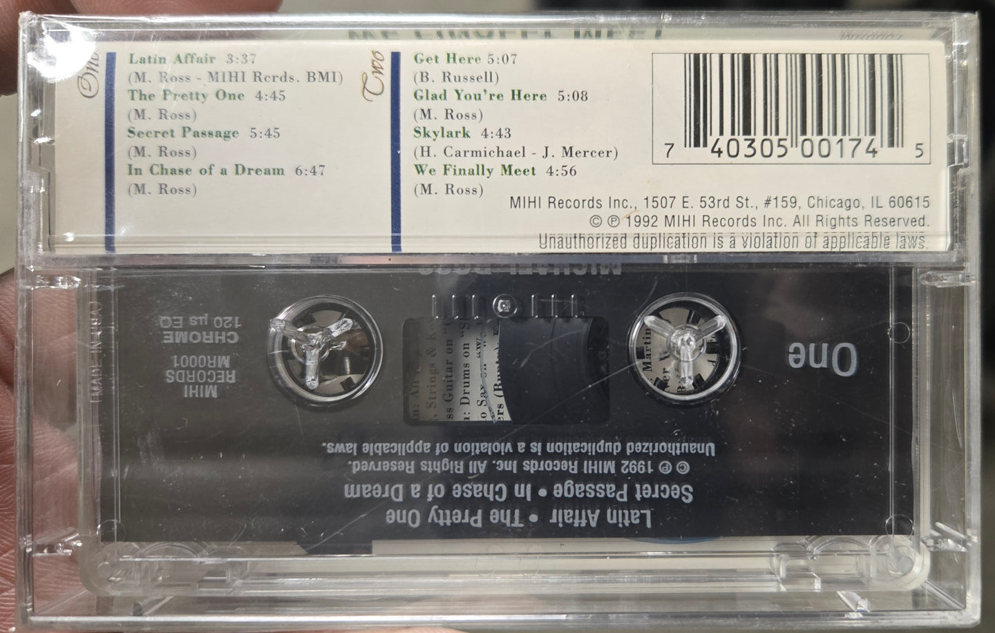 Michael Ross "We Finally Meet"-Cassette Tapes-UnDigable Digs