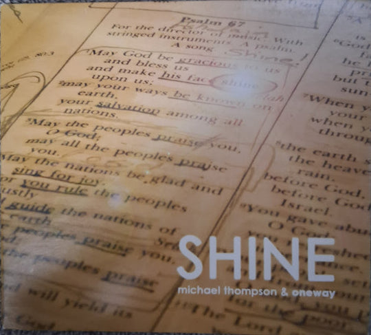 Michael Thompson & Oneway "Shine" (CD)-CDs-UnDigable Digs