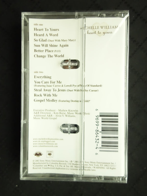 Michelle Williams "Heart To Yours"-Cassette Tapes-UnDigable Digs