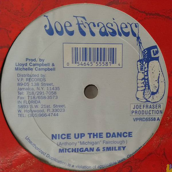 Michigan & Smiley "Nice Up The Dance" (12" Single)-Vinyl Records-UnDigable Digs