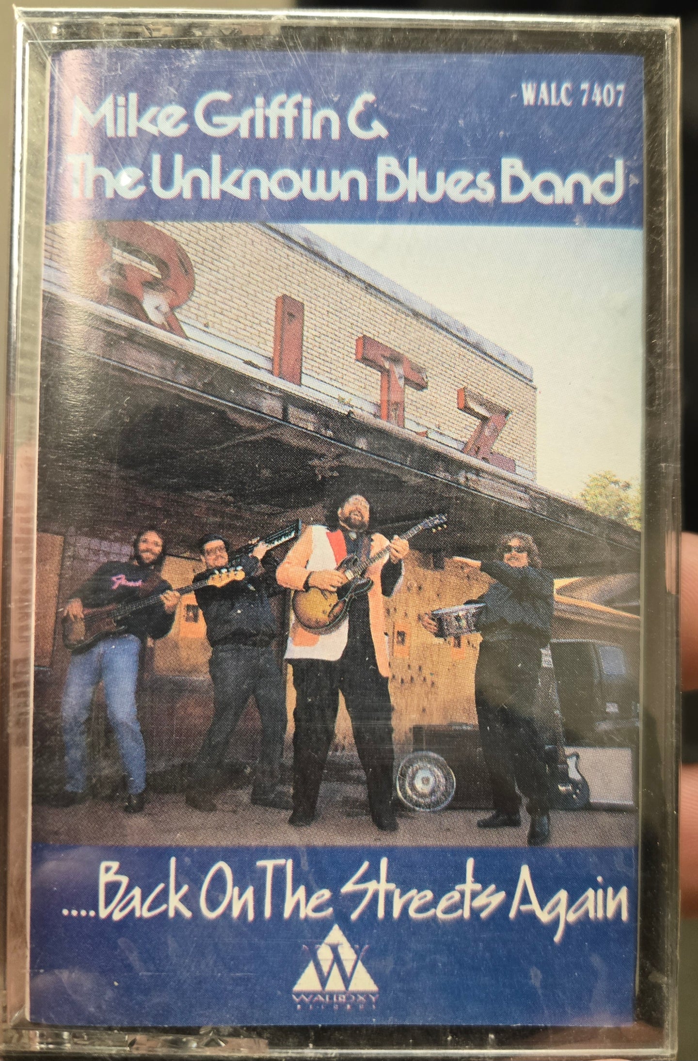 Mike Griffin and the Unknown Blues Band "Back On The Streets Again"-Cassette Tapes-UnDigable Digs